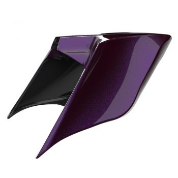 Advanblack Hard Candy Mystic Purple Flake ABS Stretched Extended Side Cover Panel for 2014+ Harley Davidson Touring 