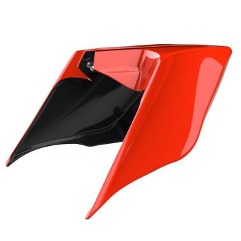 Advanblack Laguna Orange ABS Stretched Extended Side Cover Panel for 2014+ Harley Davidson Touring 