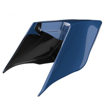 Advanblack Legend Blue(Glossy) ABS Stretched Extended Side Cover Panel for 2014+ Harley Davidson Touring