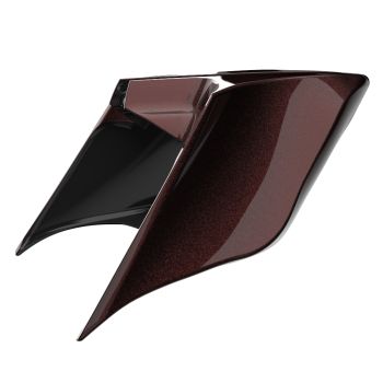 Advanblack Merlot Sunglo ABS Stretched Extended Side Cover Panel for 2009-2013 Harley Touring Glide