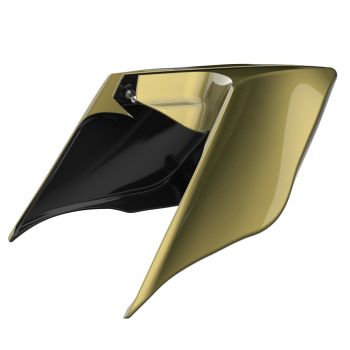 Advanblack Olive Gold ABS Stretched Extended Side Cover Panel for 2014+ Harley Davidson Touring 