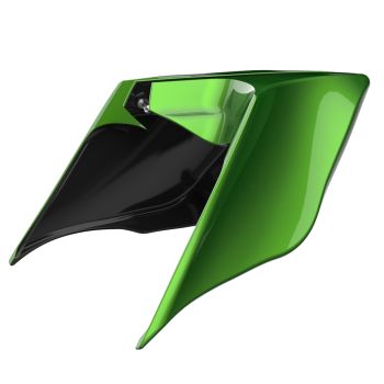 Advanblack Radioactive Green ABS Stretched Extended Side Cover Panel for 2014+ Harley Davidson Touring 
