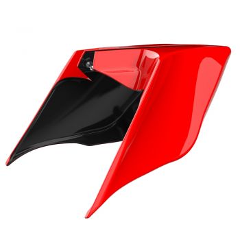 Advanblack Scarlet Red ABS Stretched Extended Side Cover Panel for 2014+ Harley Davidson Touring 