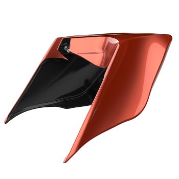 Advanblack Sedona Orange ABS Stretched Extended Side Cover Panel for 2009-2013 Harley Touring Glide