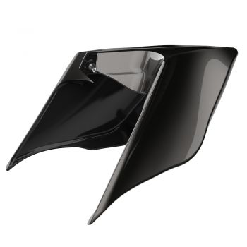 Advanblack Silver Flux ABS Stretched Extended Side Cover Panel for 2014+ Harley Davidson Touring 