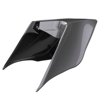 Advanblack Smoke Gray ABS Stretched Extended Side Cover Panel for 2014+ Harley Davidson Touring 
