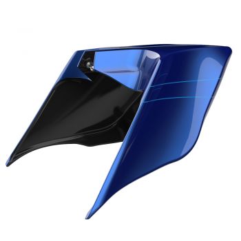 Advanblack Superior Blue ABS Stretched Extended Side Cover Panel Superior Blue for 2014+ Harley Davidson Touring