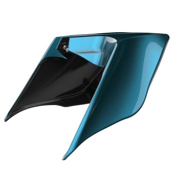 Advanblack Tahitian Teal ABS Stretched Extended Side Cover Panel for 2014+ Harley Davidson Touring 