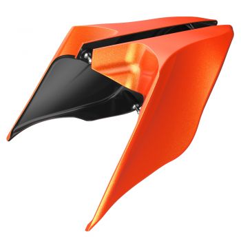 Advanblack Tequila Sunrise  ABS Stretched Extended Side Cover Panel for 2009-2013 Harley Touring Glide