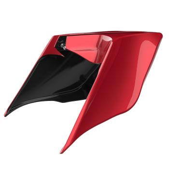 Advanblack Wicked Red ABS Stretched Extended Side Cover Panel for 2014+ Harley Davidson Touring