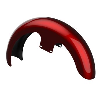 Advanblack Heirloom Red Fade 21" Reveal Wrapper Hugger Front Fender For ''86-''21 Harley Touring Models