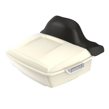 Golden White Pearl King Tour Pack Pad '97-'20 Harley Touring 