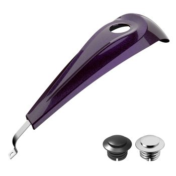 Advanblack Hard Candy Mystic Purple  Low-profile Tank Dash Console for '08-'20 Harley Street Glide and Road Glide 