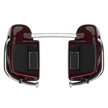 Advanblack Billiard Burgundy Rushmore Lower Vented Fairings for 2014+ Harley Davidson Touring