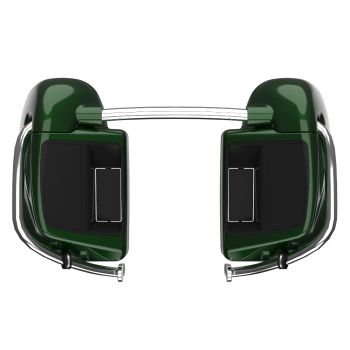 Advanblack Kinetic Green Rushmore Lower Vented Fairings for 2014+ Harley Davidson Touring