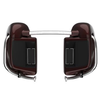 Advanblack Merlot Sunglo Rushmore Lower Vented Fairings for 2014+ Harley Davidson Touring