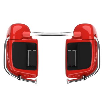 Advanblack Performance Orange Rushmore Lower Vented Fairings for 2014+ Harley Davidson Touring 