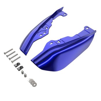 Blue Streak MID-FRAME AIR DEFLECTORS HEAT SHIELD FOR '09-'24 HARLEY DAVIDSON TOURING