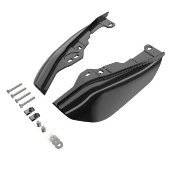 Hot Lap MID-FRAME AIR DEFLECTORS HEAT SHIELD FOR '09-'24 HARLEY DAVIDSON TOURING
