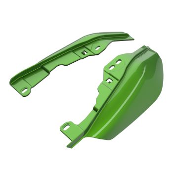 Advanblack Color Matched Mid-Frame Air Deflectors heat shield For 2017+ Harley Davidson Touring