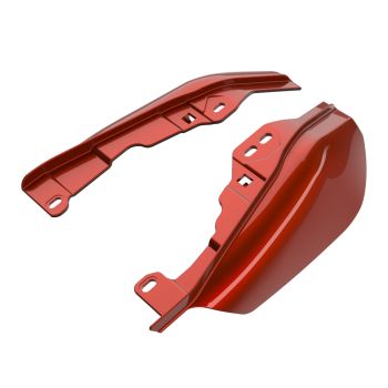 Advanblack Red Rock Mid-Frame Air Deflectors heat shield For 2017+ Harley Davidson Touring