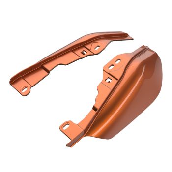 Whiskey Neat MID-FRAME AIR DEFLECTORS HEAT SHIELD FOR '09-'24 HARLEY DAVIDSON TOURING