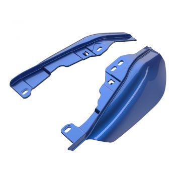 Flame Blue Pearl Mid-Frame Air Deflectors heat shield For Harley Davidson Touring