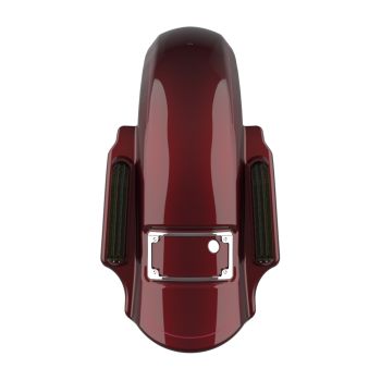 Advanblack Mysterious Red Sunglo Dominator Stretched Rear Fender For 2014+ Harley Davidson Touring Models