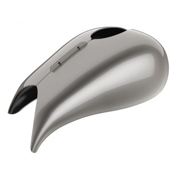 Advanblack Pewter Pearl Extended Stretched Tank Cover for Harley 2008-2020 Street Glide & Road Glide 