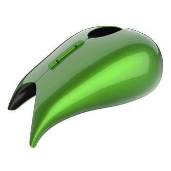 Advanblack Radioactive Green Extended Stretched Tank Cover for Harley 2008-2020 Street Glide & Road Glide 