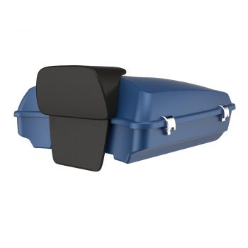 Advanblack Legend Blue Denim Razor Tour Pack Pad Luggage Trunk For  2014+ Harley Touring Street Electra Road Glide