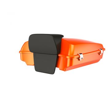 Wicked Orange Pearl Razor Tour Pack Trunk Luggage Pad For '97-'21 Harley Touring Street Electra Road Glide