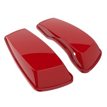 Advanblack Billiard Red Standard Normal Stretched Saddlebag Lids for Harley Davidson Touring 2014+