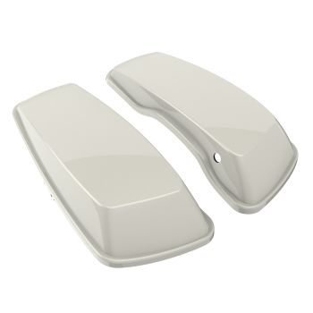 Advanblack Bonneville Salt Pearl Standard Normal Stretched Saddlebag Lids for Harley Davidson Touring 2014+