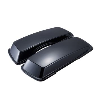 Advanblack Unpainted Saddlebag Lids Cover for Harley Davidson FLH FLHTC Road Electra Glide