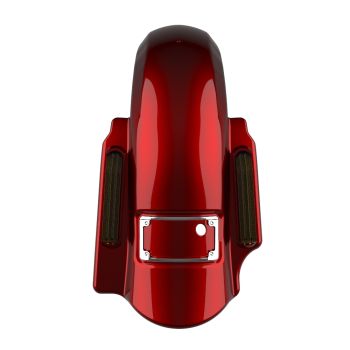 Advanblack Heirloom Red Fade Dominator Stretched Rear Fender For 2014+ Harley Davidson Touring Models