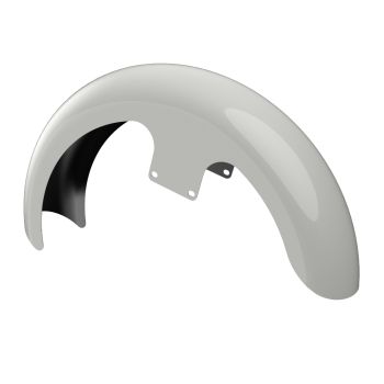 Advanblack Stone Washed White Pearl 21" Reveal Wrapper Hugger Front Fender For ''86-''21 Harley Touring Models