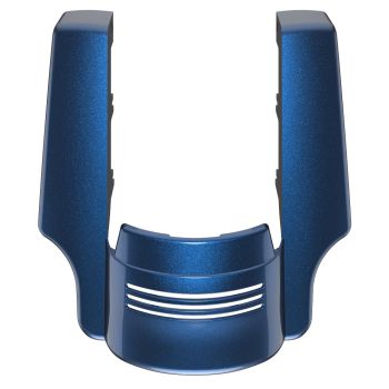 AdvanBlack Big Blue Pearl Stretched Rear Fender Extension For 2014+ Harley Davidson Touring Models