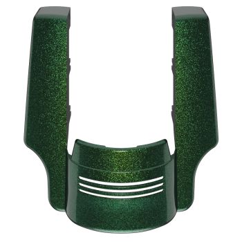 Advanblack Dual Cutout Hard Candy Chameleon Stretched Rear Fender Extension For 2014+ Harley Davidson Touring Models