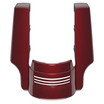 Advanblack Dual Cutout Mysterious Red Sunglo Stretched Rear Fender Extension For 2014+ Harley Davidson Touring Models