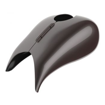 Advanblack Sumatra Brown Extended Stretched Tank Cover for Harley 2008-2020 Street Glide & Road Glide 