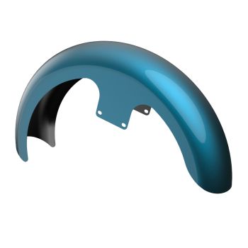 Advanblack Tahitian Teal 21" Reveal Wrapper Hugger Front Fender For ''86-''21 Harley Touring Models