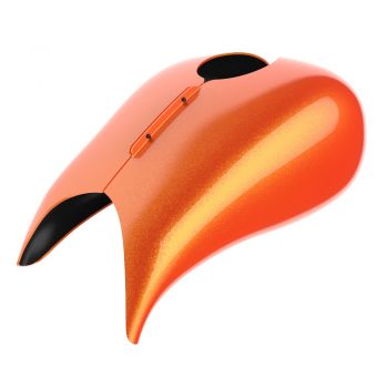 Advanblack Tequila Sunrise Extended Stretched Tank Cover for Harley 2008-2020 Street Glide & Road Glide 