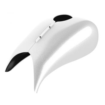 Advanblack White Hot Pearl  Extended Stretched Tank Cover for Harley 2008-2020 Street Glide & Road Glide 