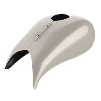 Advanblack White Sand Pearl Extended Stretched Tank Cover for Harley 2008-2020 Street Glide & Road Glide 