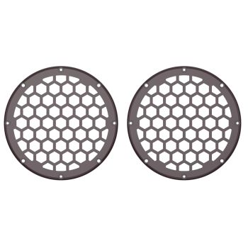Advanblack x XBS Color Matched HEX 6.5'' Speaker Grills-Black Cherry
