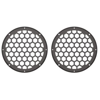 Advanblack x XBS Color Matched HEX 6.5'' Speaker Grills-Black Jack Metallic