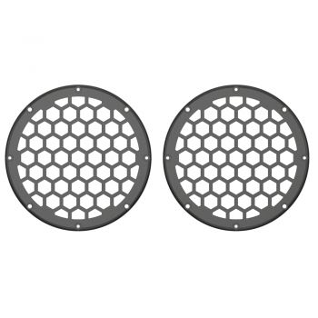 Advanblack x XBS Color Matched HEX 6.5'' Speaker Grills-Black Pearl