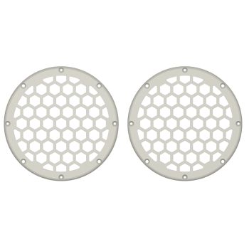 Advanblack x XBS Color Matched HEX 6.5'' Speaker Grills-Bonneville Salt Pearl