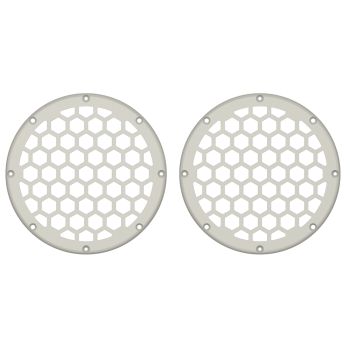 Advanblack x XBS Color Matched HEX 6.5'' Speaker Grills-Bonneville Salt Pearl